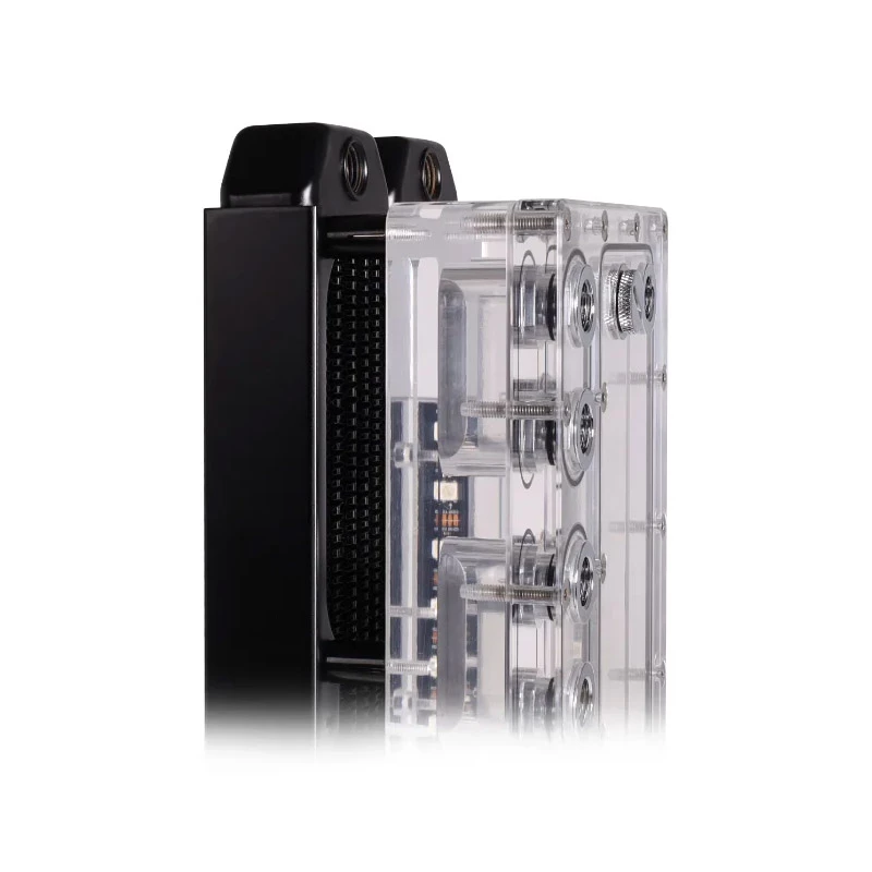 Σετ τοποθέτησης Alphacool 15724 μαύρο ανοξείδωτο χάλυβας ύψος 17 mm
