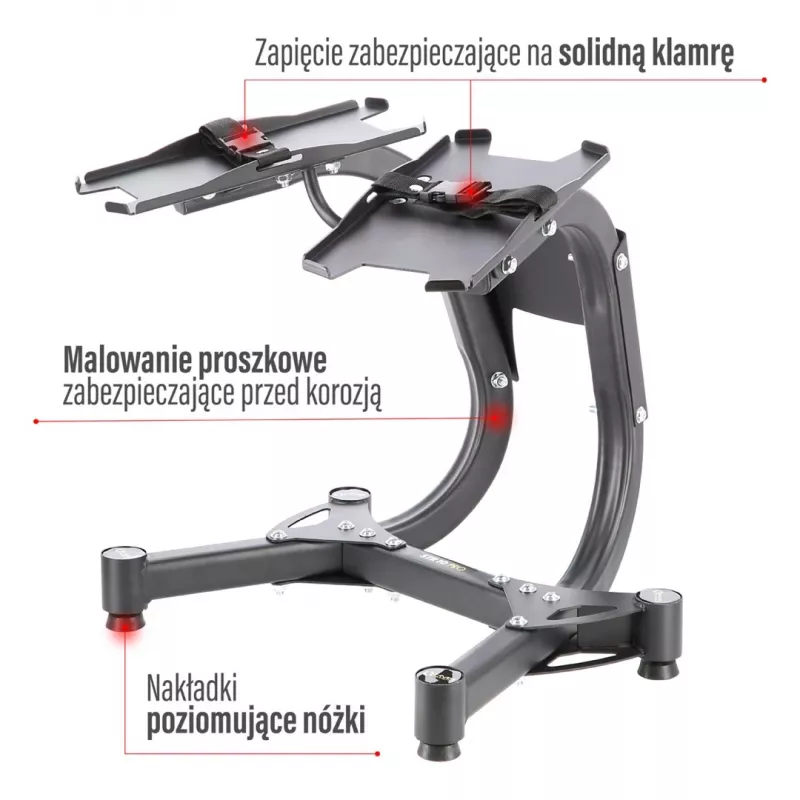 Ρυθμιζόμενη βάση αλτήρων Hms Premium STR10 Pro