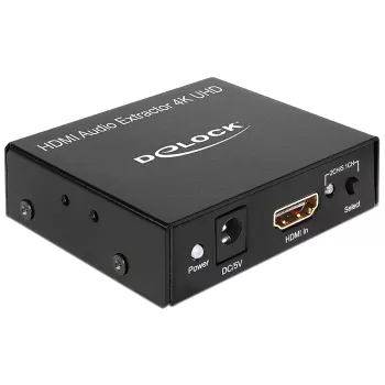 Εξαγωγέας ήχου HDMI Stereo / 5.1 καναλιών 4K, αντάπτορας μαύρος
