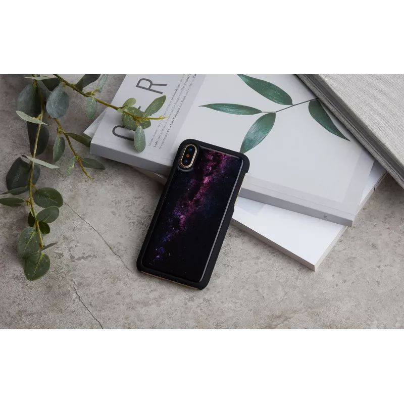 Θήκη smartphone iKins για iPhone XS / iPhone XS Max — milky way μαύρο