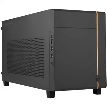SilverStone SUGO SG14B - Tower - Mini-DTX - χωρίς τροφοδοτικό (ATX / PS/2) - Μαύρο - USB/Audio (SST-SG14B)