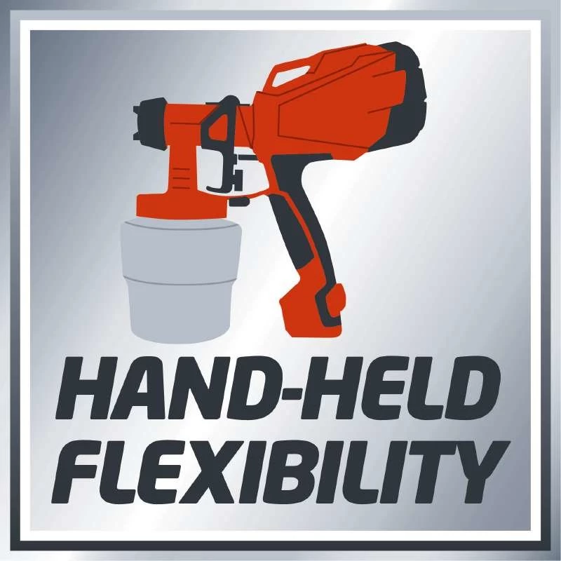 Einhell TC-SY 400 P 4260005 σύστημα ψεκασμού χρώματος, 400 W, δοχείο 0,8 l, κόκκινο/μαύρο