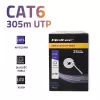 Καλώδιο patch UTP QOLTEC 50359 RJ45 CAT6 305m μπλε