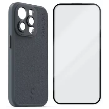 ShiftCam AC-CA-15PL-CH-EF θήκη με στήριγμα φακού για iPhone 15 Plus, vegan δέρμα, συμβατή με MagSafe