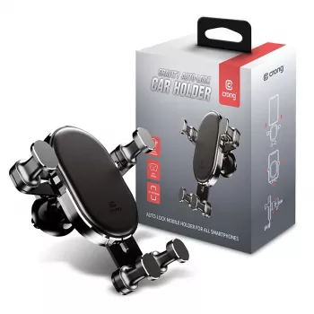 Βάση αυτοκινήτου Crong CRG-CH5-BLK — ρυθμιζόμενη universal βάση τηλεφώνου