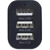 Φορτιστής αυτοκινήτου TECHNISAT CARCHARGER TRIPLE USB C με τρεις υποδοχές USB-C/USB-A