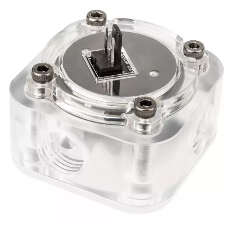 Flow Meter Barrow SLFV2-RGB W ARGB λευκό – αισθητήρας ροής υγρής ψύξης για κυκλώματα PC