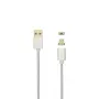 Sbox Μαγνητικό USB->Micro USB αρσενικό/αρσενικό 1m