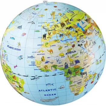Caly Animal Globe Maxi υδρόγειος 50 cm, πολύχρωμο