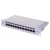 Patch panel LANBERG PPF6-9012-S, 12-Port, μέταλλο, γκρι, 1HE, 215×130×44.5 mm