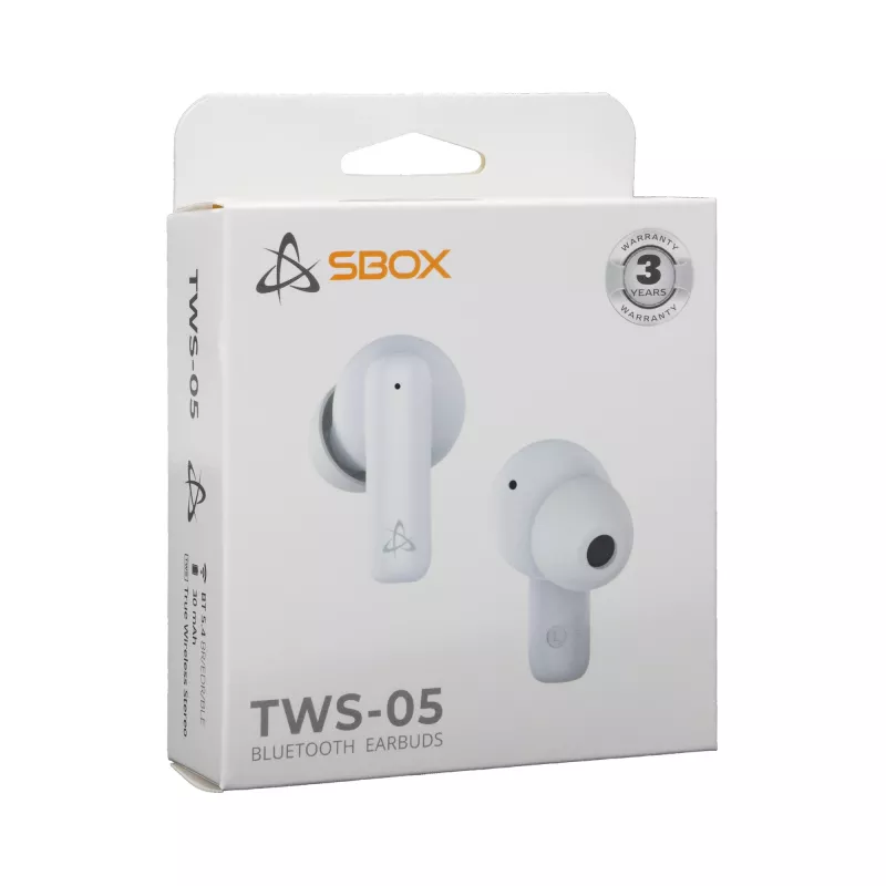 Ακουστικά SBOX EB-TWS05 λευκά