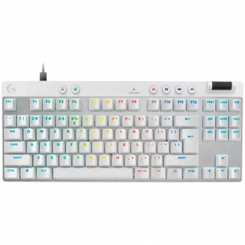 LOGITECH G PRO X TKL RAPID πληκτρολόγιο gaming - ΛΕΥΚΟ - US INT'L - USB - EMEA28i-935 - LINEAR