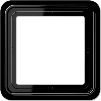 JUNG CD 581 SW μονό πλαίσιο, μαύρο, IP44