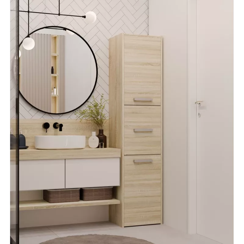 Topeshop S43 SONOMA ντουλάπι μπάνιου δρυς