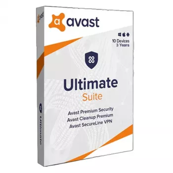 Avast Ultimate κλειδί άδειας χρήσης – 10 συσκευές, 3 έτη (Global)