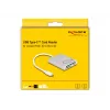 Αναγνώστης καρτών DeLOCK 91005 USB 3.2 Gen 1 Type-C Γκρι CF MMC MicroSD