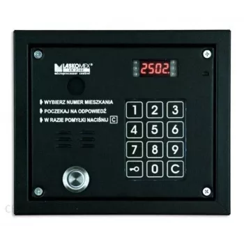 Πάνελ ήχου Laskomex CP-2503TP με αναγνώστη κλειδιού Dallas, μαύρο