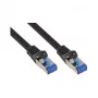 Good Connections Cat.6A καλώδιο patch SmartFLEX HF μαύρο 0,25m