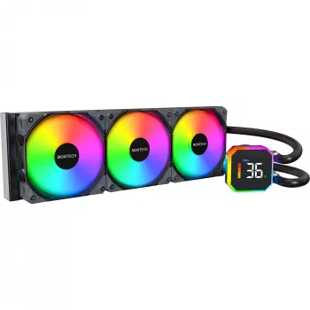 Ψύκτρα CPU MULTI SOCKEL ΜΑΥΡΗ/HYPERFLOW DIGITAL 360 MONTECH