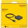 Διακόπτης HDMI DeLOCK 18901 144Hz μαύρο πλαστικό 55x55x15mm