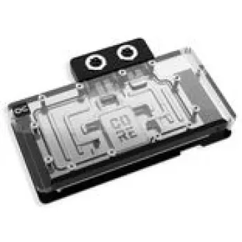 Μπλοκ υγρής ψύξης Alphacool Core RX 9070 XT Swift+ διαφανές χρώμιο για GPU