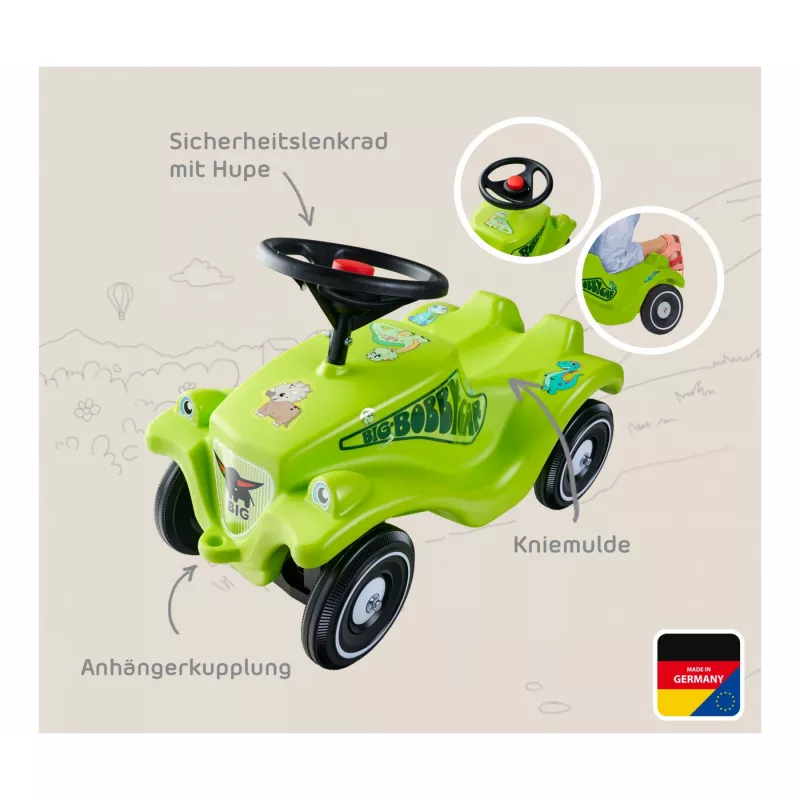 Bobby Car Classic Dino, όχημα Green
