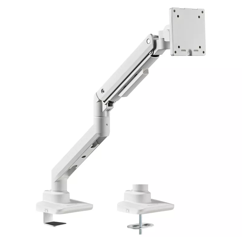 Βραχίονας οθόνης SILVERSTONE SST-ARM14 ρυθμιζόμενου ύψους βάση VESA για μία οθόνη, ασημί