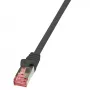 LOGILINK CQ2013S LOGILINK Καλώδιο patch Cat.6 S/FTP PIMF PrimeLine 0,25m, Μαύρο