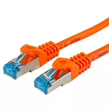 Wentronic Goobay CAT 5e καλώδιο patch, SF/UTP, πορτοκαλί, 0,25 m - μείγμα χαλκού CCA (95209)