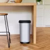ROTHO Ribo Graphite - Κάδος με πεντάλ – 35 l