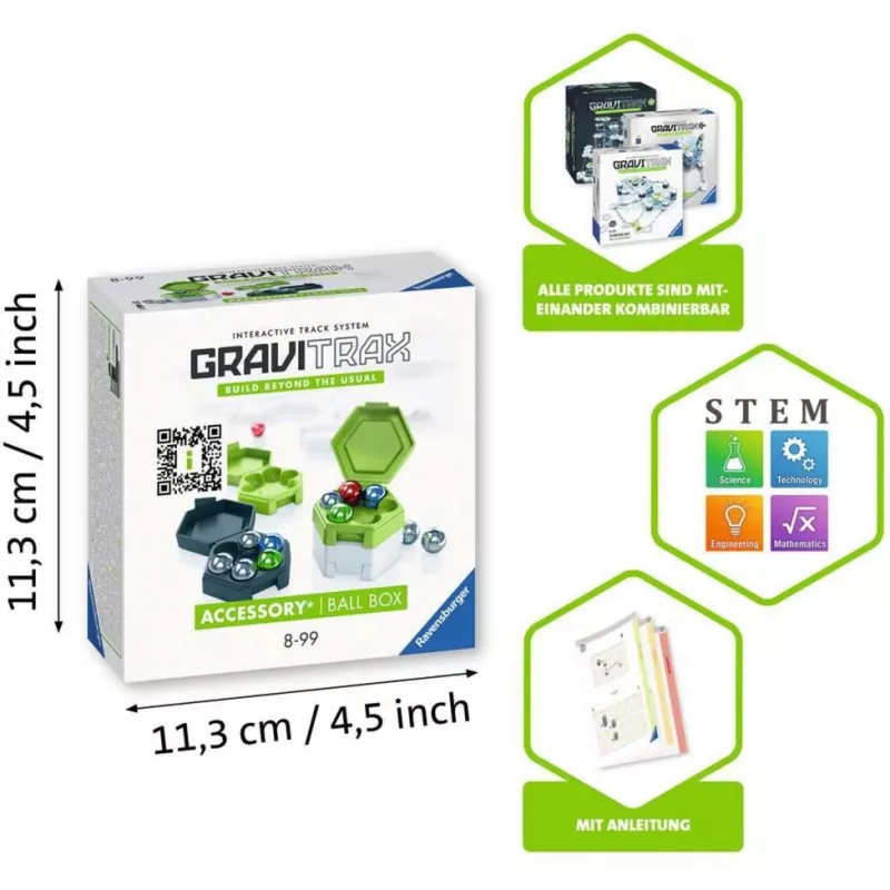 Παιχνίδι αξεσουάρ Ravensburger GraviTrax Κουτί με μπίλιες πολύχρωμο
