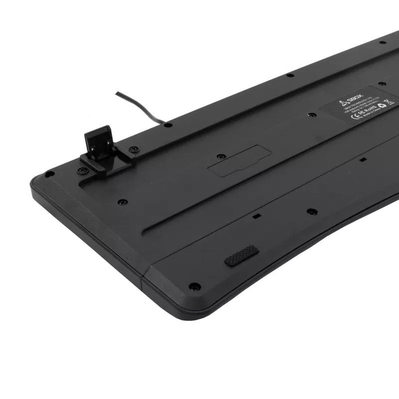 Ενσύρματο πληκτρολόγιο USB SBOX K-103 US μαύρο — US layout, θύρα USB
