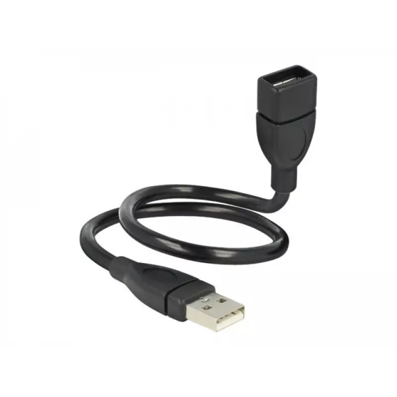 Καλώδιο USB DeLOCK 35cm USB 2.0 83498 μαύρο