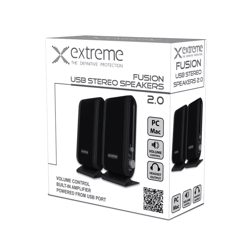 Extreme XP102 Ηχείο 2.0 κανάλια 4 W Μαύρο