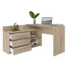 Topeshop DANY SONOMA KPL γραφείο υπολογιστή χρώμα δρυς
