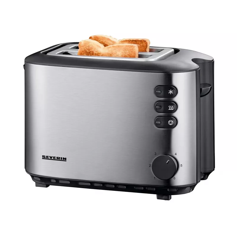 Τοστιέρα Severin AT 2514 2 φέτες 850 W ασημί
