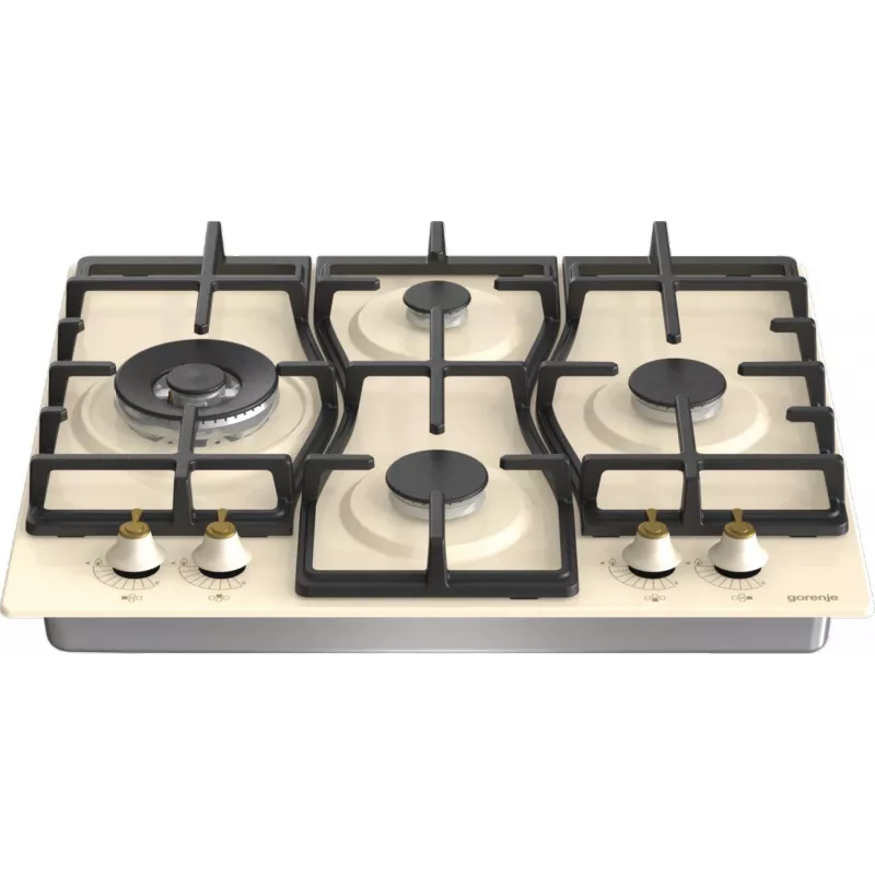 Gorenje GW6D42CLI Εστία Μπεζ Εντοιχιζόμενη 60 cm Αερίου 4 Ζώνη(-ες)