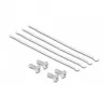 DeLOCK 10 ιντσών patch panel 8 port Cat.6A 1U μαύρο