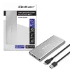 Θήκη αλουμινίου QOLTEC 51833 για M.2 SSD, SATA σε USB 3.0, υποστηρίζει έως 2 TB