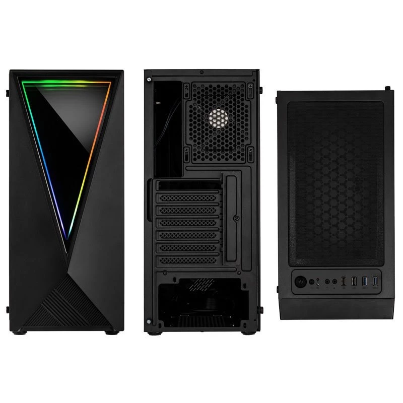 Kolink VOID RGB Κουτί Tower Μαύρο LED ανεμιστήρες Παράθυρο Φίλτρα σκόνης PC E