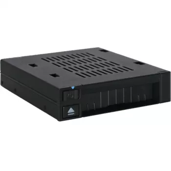 ICY DOCK - MB521SP-B - Θήκη 2.5 Single Bay SAS/SATA HDD/SSD σε 1x 3,5 Front-Einbauschacht Hot-Swap με διακόπτη On/Off και κουμπί εξαγωγής