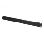 Τυφλό πάνελ rack Extralink Front Blank Panel 1U 19 inch μαύρο, χαλύβδινο κουτί