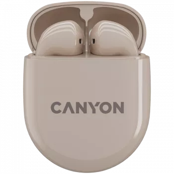 Canyon Bluetooth Headset TWS-6 Gaming Mode/BT 5.3 μπεζ retail (CNS-TWS6BE)
