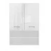 Topeshop POLA MINI DK ντουλάπι μπάνιου σε λευκό γυαλιστερό λευκό