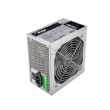 Akyga AK-B1-700 Basic 700 W ATX τροφοδοτικό, παθητικό PFC, ανεμιστήρας 120 mm, γκρι