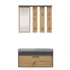 Topeshop GAR PARMA ANT/ART ντουλάπα εισόδου