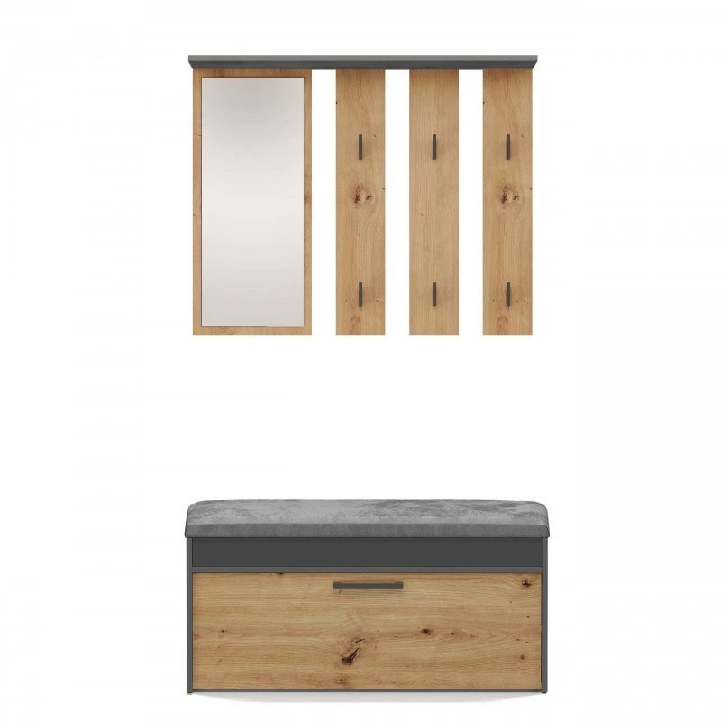 Topeshop GAR PARMA ANT/ART ντουλάπα εισόδου
