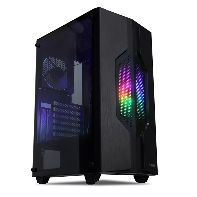 iBox CETUS 908 Midi Tower Μαύρο
