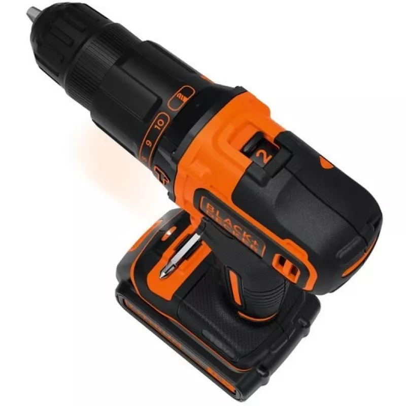 Black & Decker BDCHD18K1B2-QW Δράπανο 1400 U/min