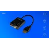 Adapter HDMI-VGA με ήχο AK-76 Savio SAVAK-76